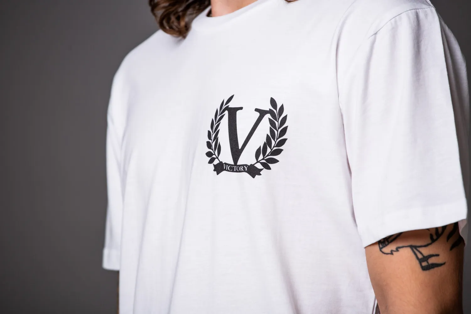 Victory Duchess t-skjorte hvit bomull logo