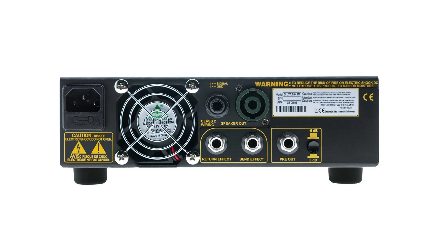 DV Mark Little GH 250 forsterkertopp Greg Howe 250W
