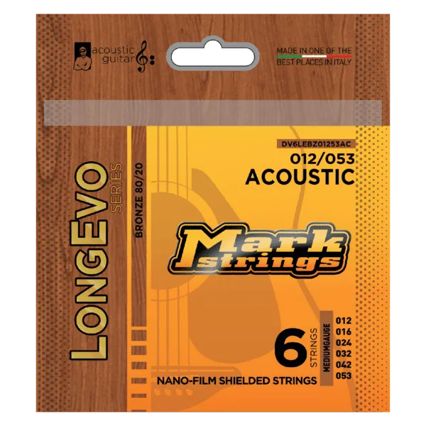 DV Mark Longevo Acoustic 80/20 gitarstrenger akustisk