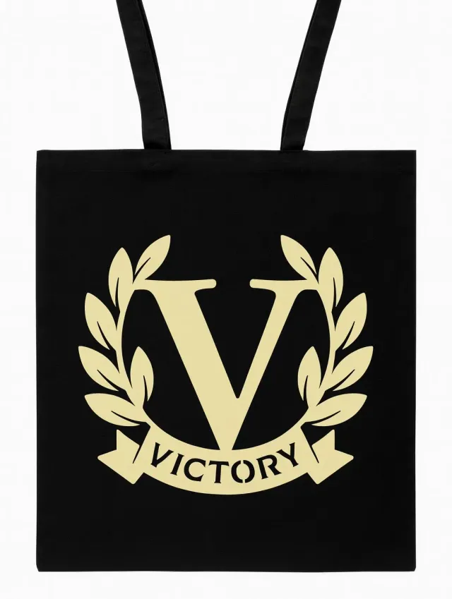 Victory Tote Bag handlenett bomull V-logo