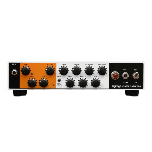 Orange Gain Baby 100 topp 100W 2-kanals high-gain