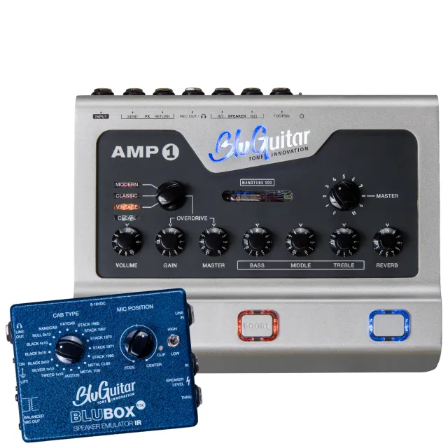 BluGuitar AMP1 Mercury Edition + BluBOX bundle 100W