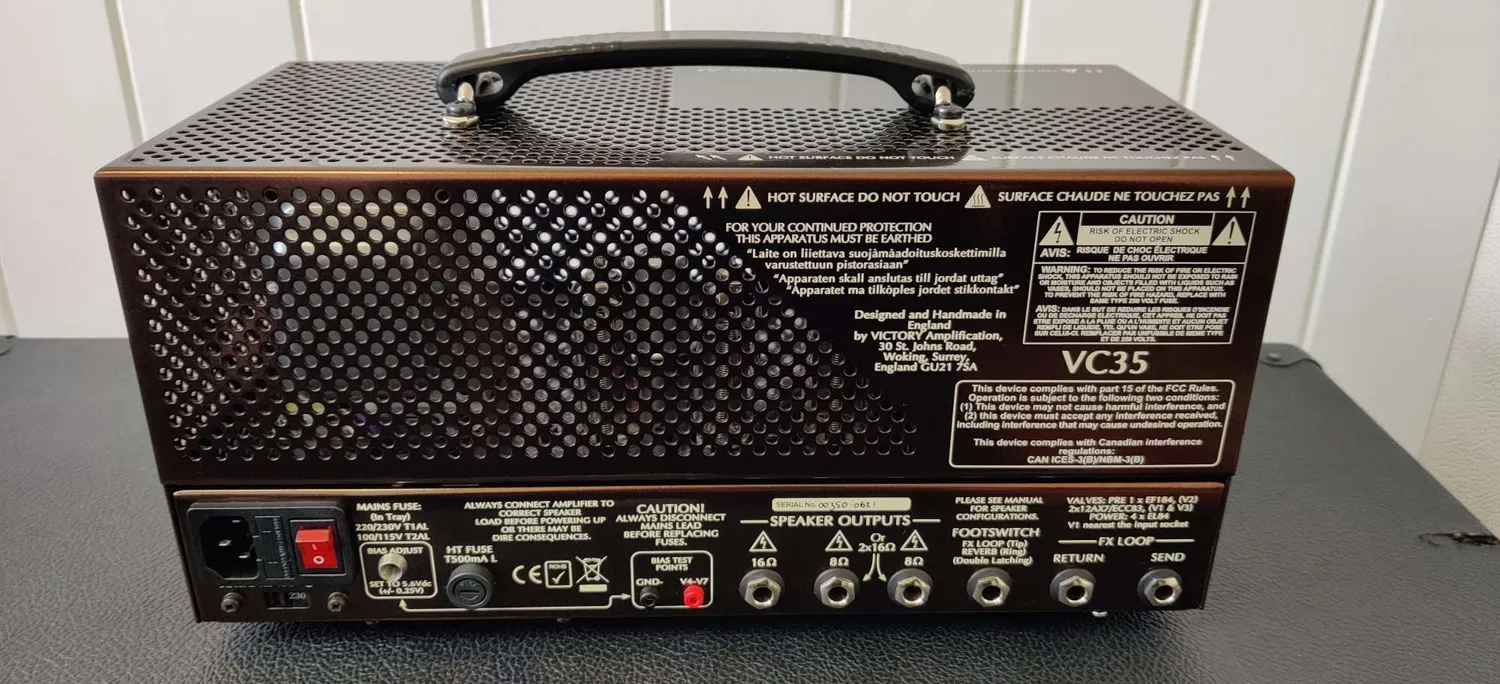 Victory VC35 Copper rørtopp 35 watt B-stock demo