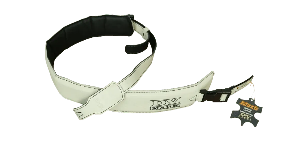 DVmark Strap M DV gitarreim hvit skinn