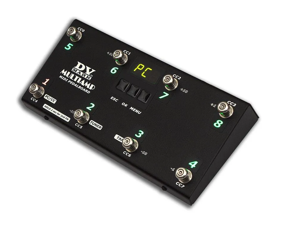 DVmark Multiamp Midi Pedalboard fotbryter