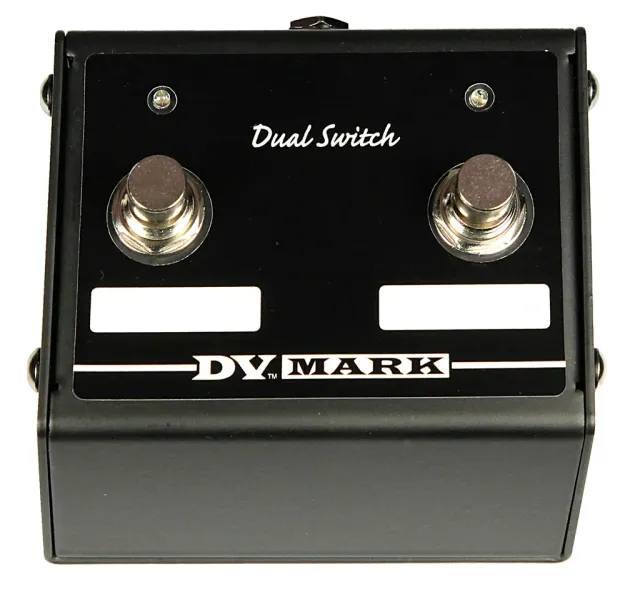 DV Mark Custom Footswitch Dual fotbryter metall
