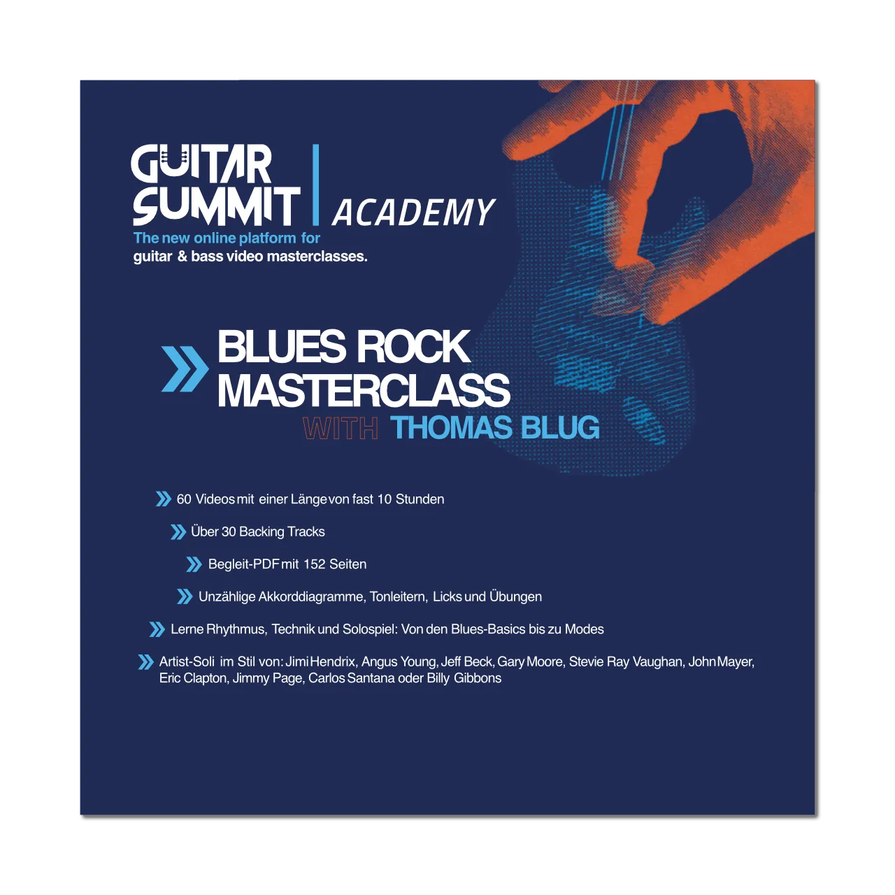 BluGuitar Blues Rock Masterclass gitarkurs nedlasting