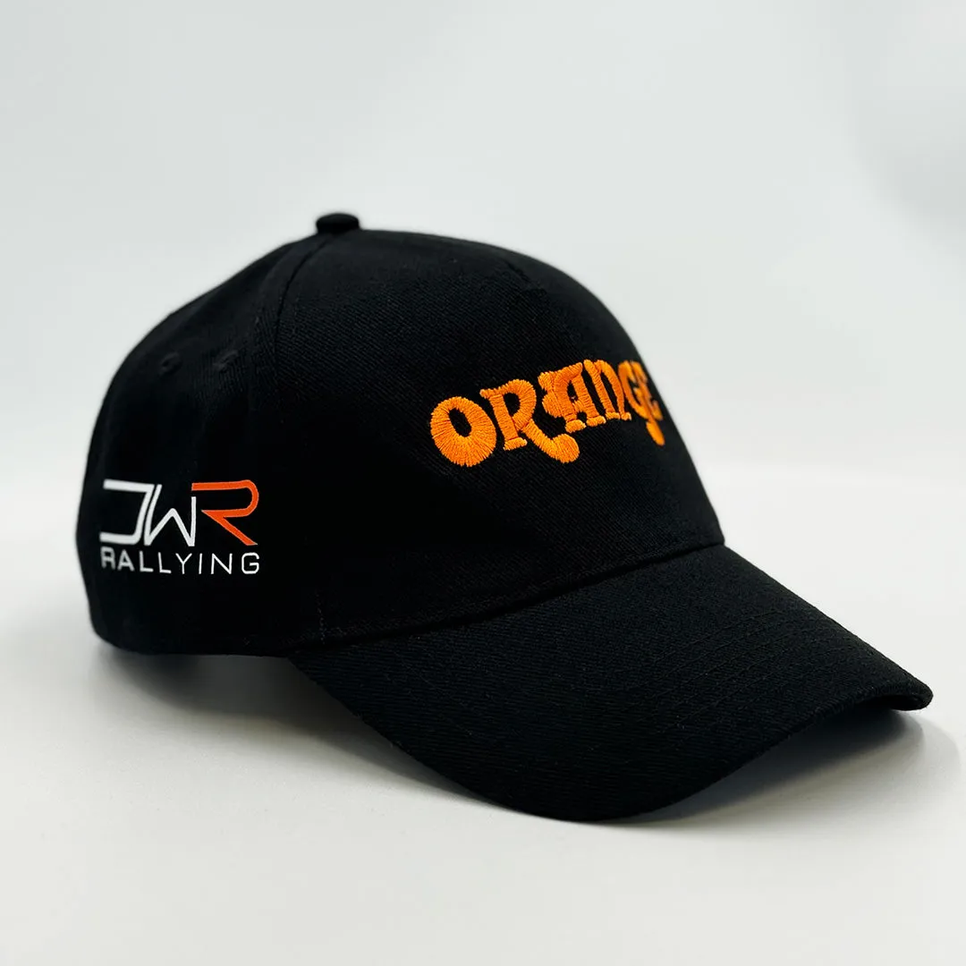 Orange JWR baseball caps svart bomull