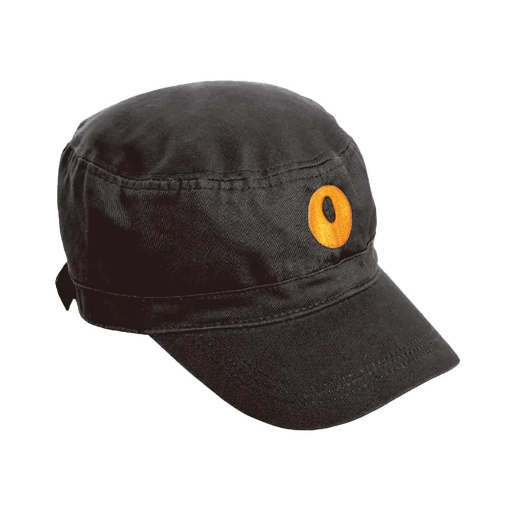 Orange Cadet caps svart baseball med oransje logo