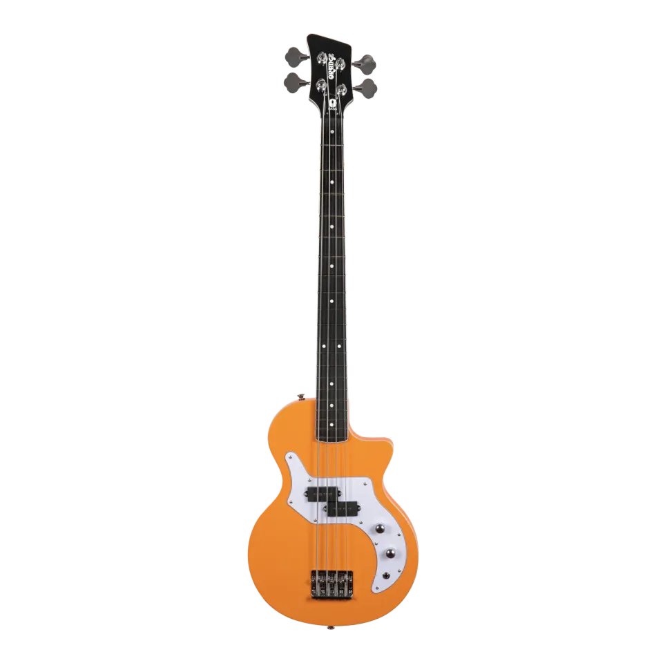 Orange O Bass bassgitar oransje single pickup lett kropp