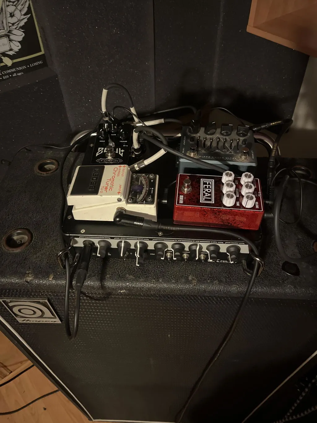 Fortin Zuul+ noisegate pedal med Hold