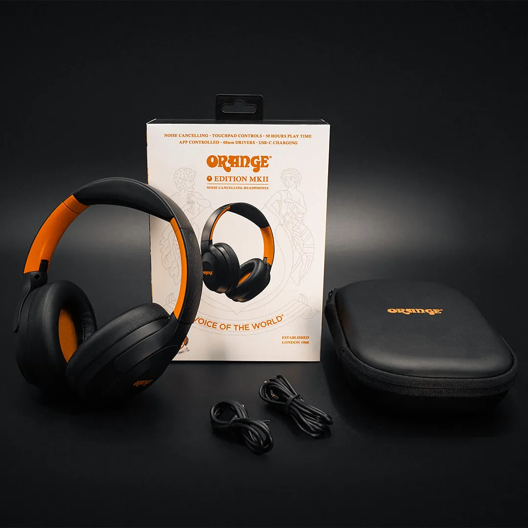 Orange O Edition MKII hodetelefoner bluetooth varm bass