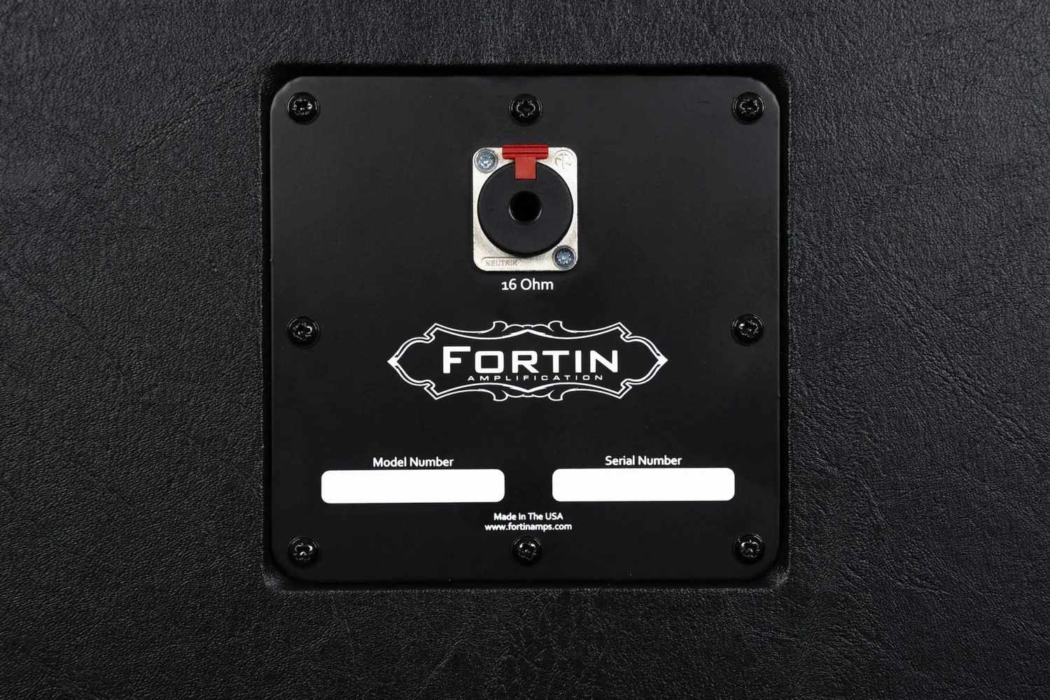Fortin 1x12 gitarkabinett Celestion V30 åpen/lukket