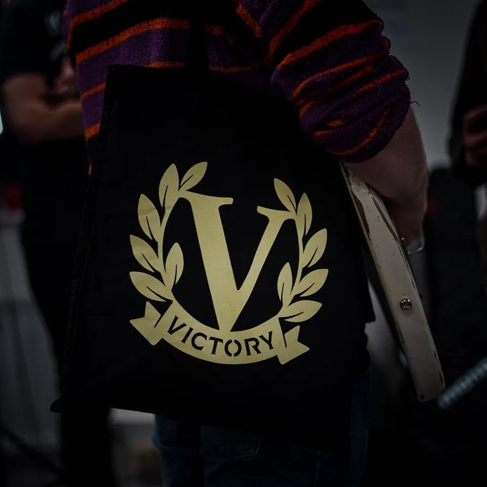 Victory Tote Bag handlenett bomull V-logo
