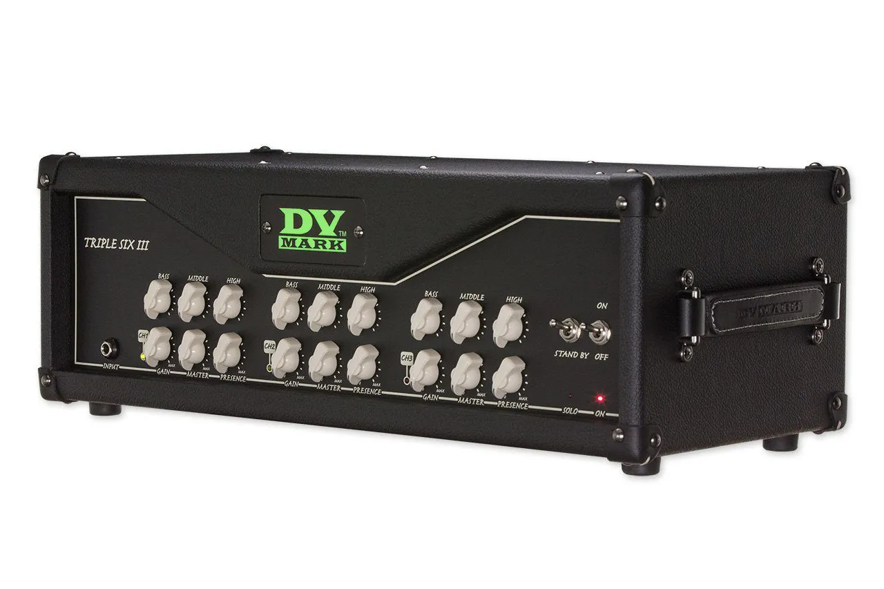 DVmark Triple Six III gitartopp 120W 3-kanals KT88