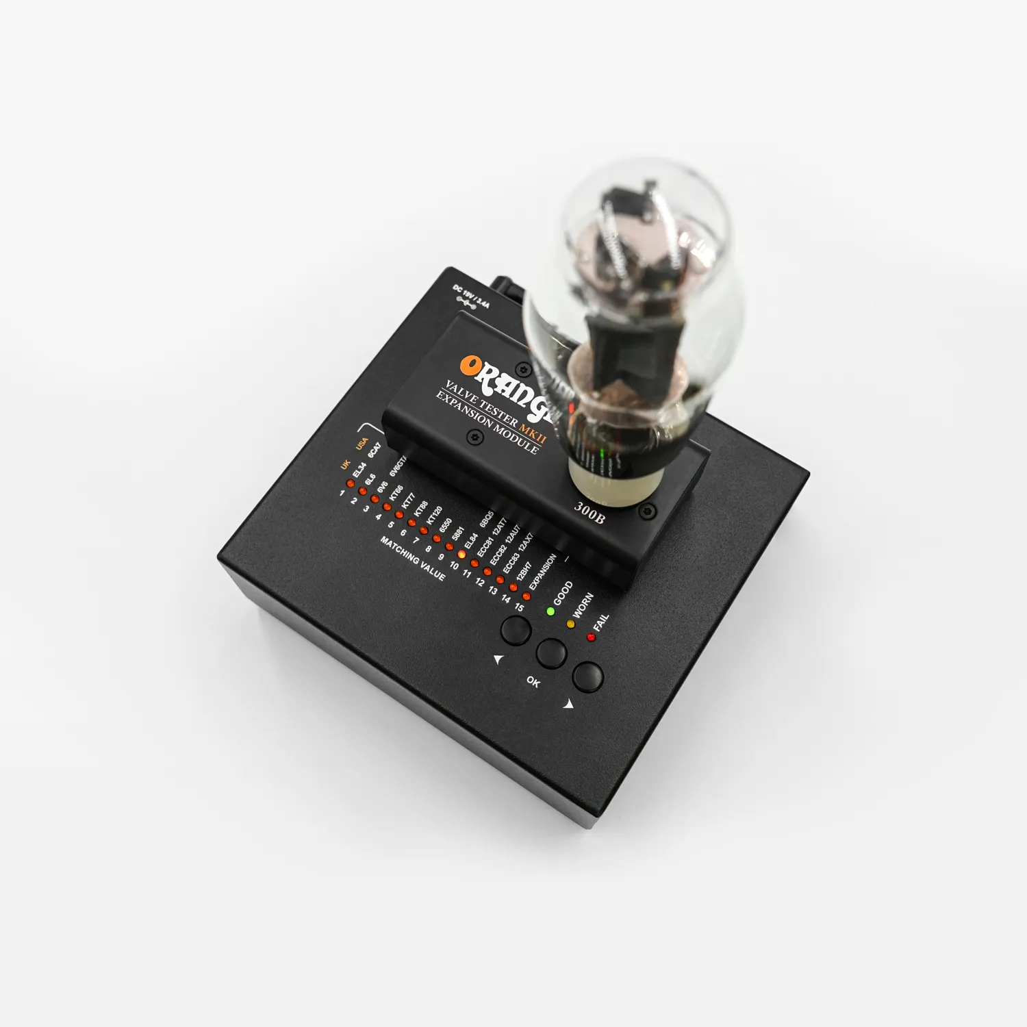 Orange Valve Tester MKII ekspansjonsmodul GZ34 rør