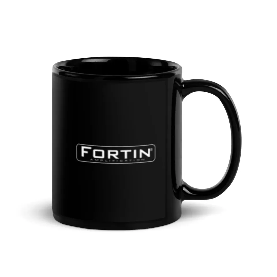 Fortin Black Logo krus 11oz svart logo
