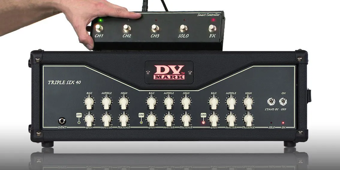 DV Mark Triple Six 40 rørtopp 40W EL34 3 kanaler