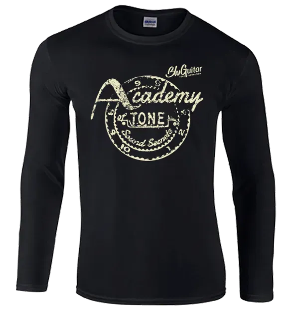 BluGuitar Academy of Tone longsleeve svart bomull