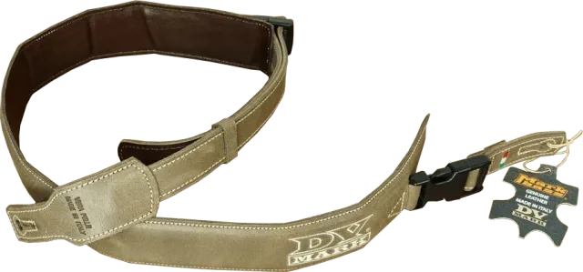 DVmark Strap S gitarreim lær brun 55mm