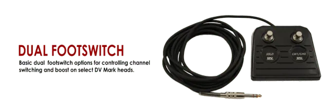 DV Mark Dual Footswitch fotbryter kanalbytte boost