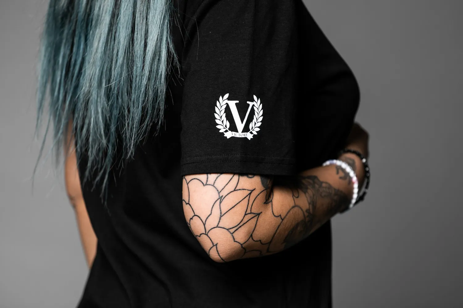 Victory The Copper Small Logo t-skjorte svart bomull