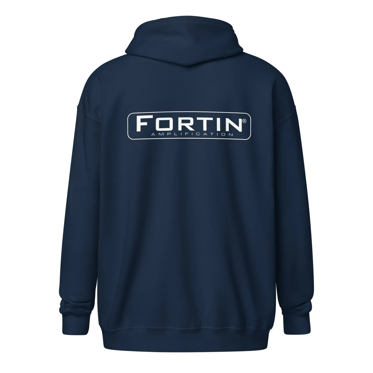 Fortin zip-hoodie svart unisex blanding