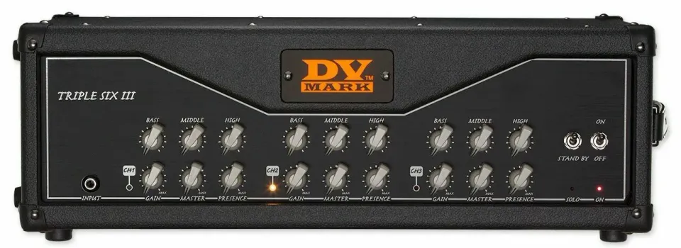 DVmark Triple Six III gitartopp 120W 3-kanals KT88