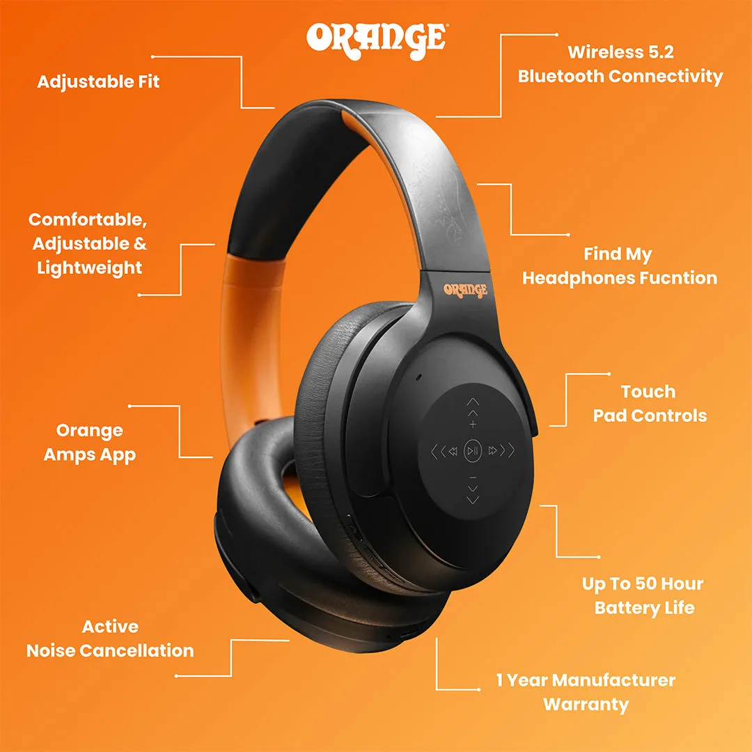 Orange O Edition MKII hodetelefoner bluetooth varm bass