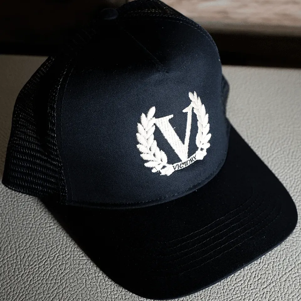 Victory Truckers caps svart grå logo one size