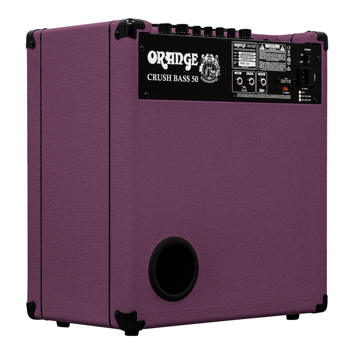 Orange Crush Bass 50 Glenn Hughes basscombo 50W Deep Purple