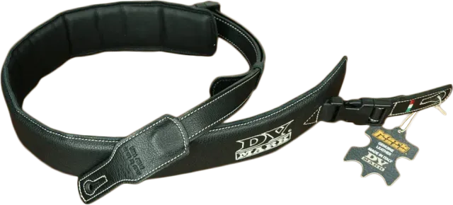 DV Mark Strap M DV Black gitarreim skinn svart