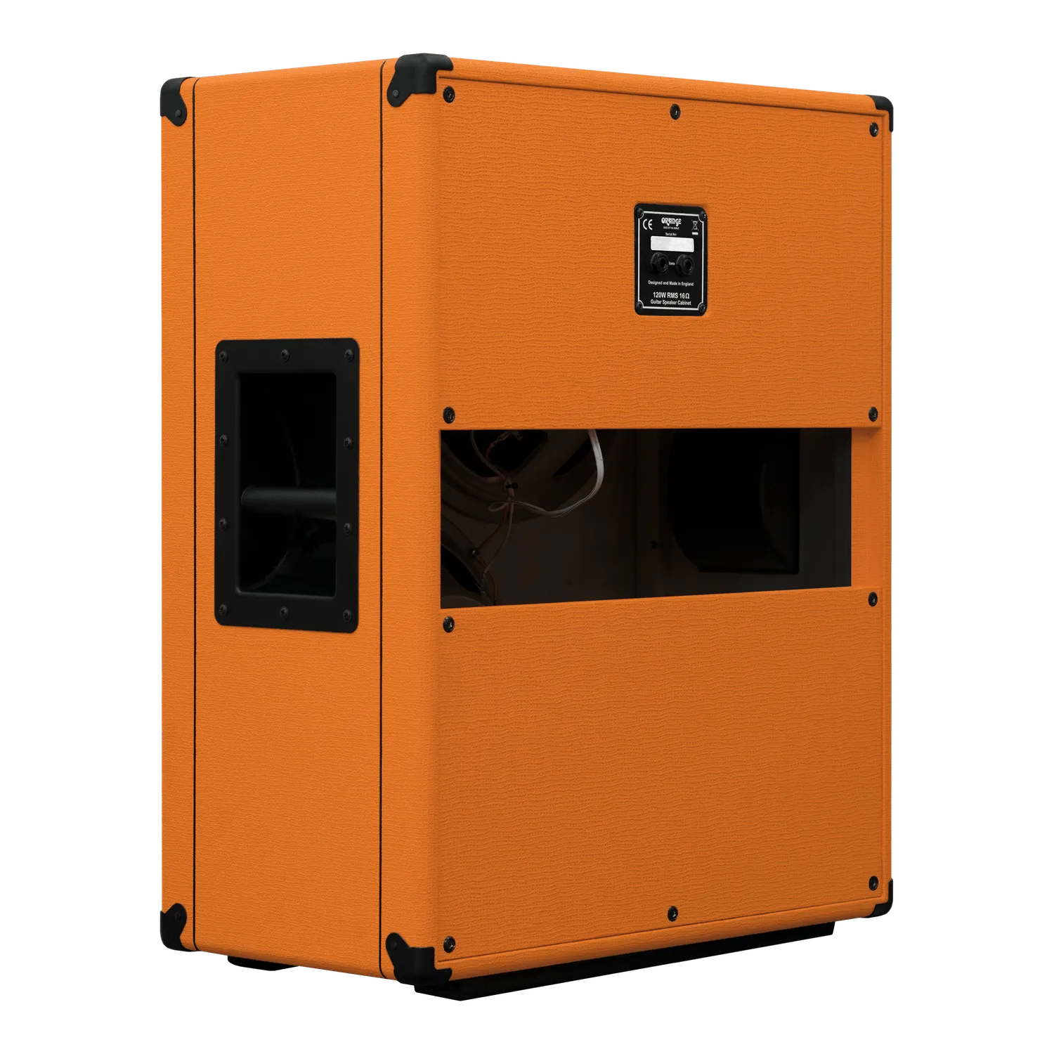Orange PPC212V gitarkabinett 2x12 oransje åpent