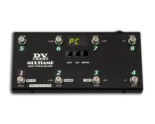 DVmark Multiamp Midi Pedalboard fotbryter