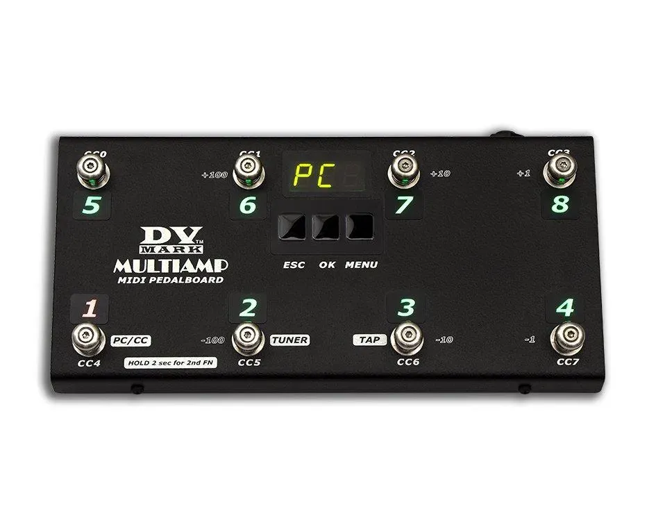 DVmark Multiamp Midi Pedalboard fotbryter