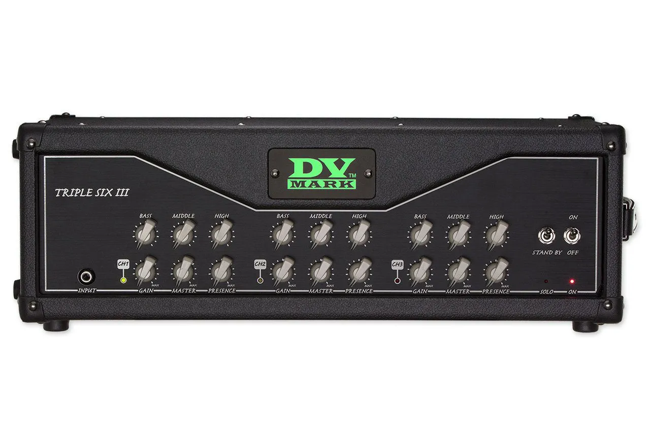 DVmark Triple Six III gitartopp 120W 3-kanals KT88