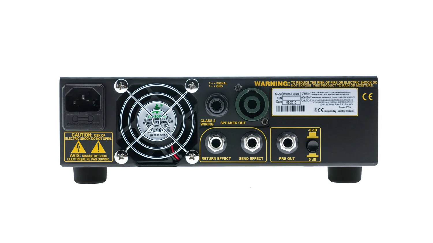 DV Mark Little 250 M forsterkertopp 250W metal