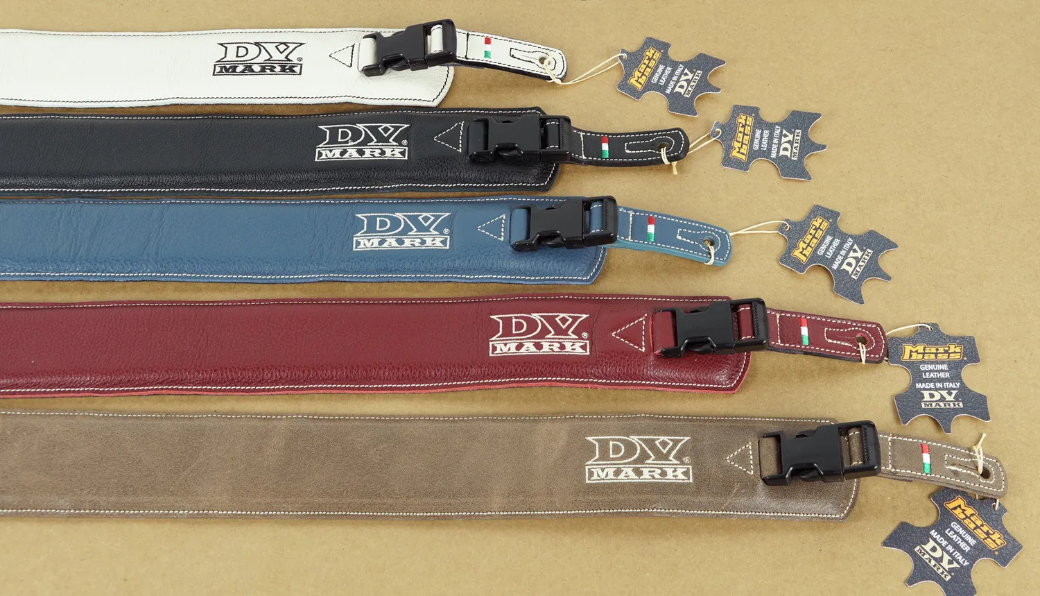 DV Mark Strap S DV gitarreim bordeaux skinn