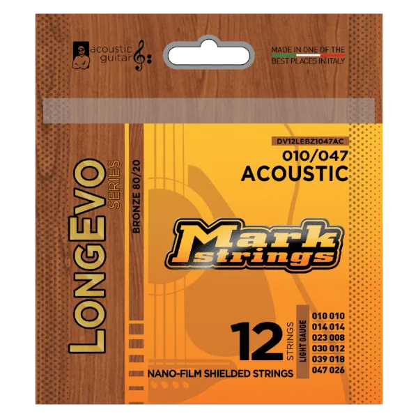 DV Mark Longevo Acoustic 80/20 gitarstrenger akustisk