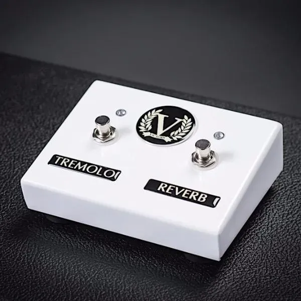 Victory RK50 Tremolo Reverb fotbryter gloss white dual