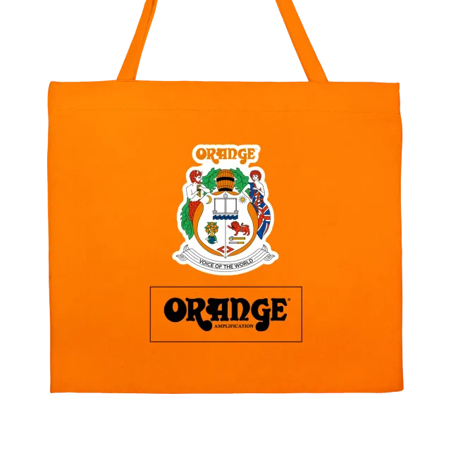 Orange Tote Bag handlenett logo