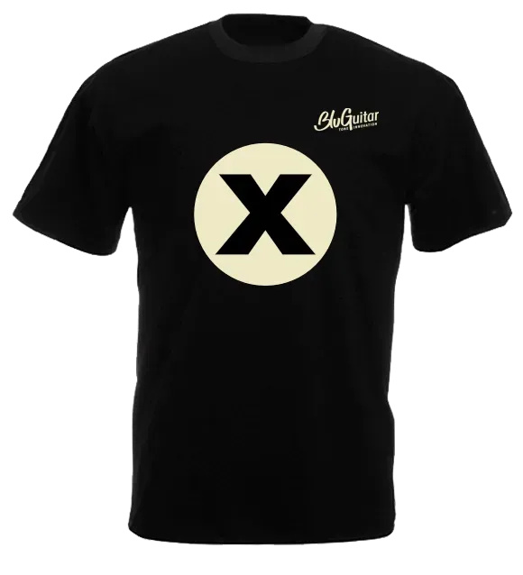 BluGuitar Shirt X T-skjorte svart heavy cotton