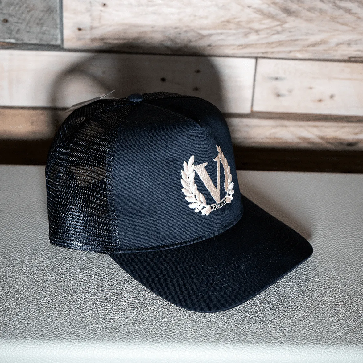 Victory Truckers caps svart grå logo one size
