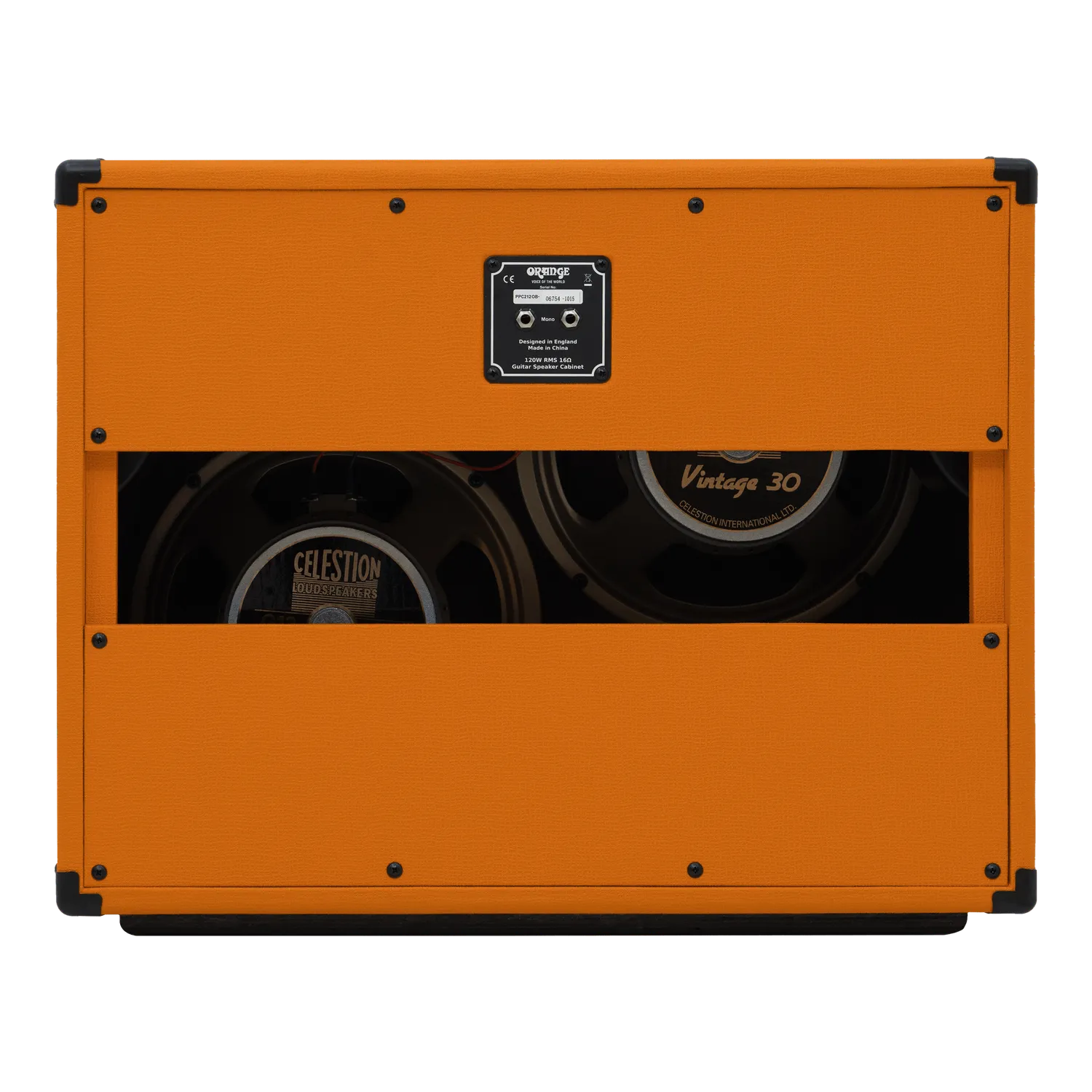 Orange PPC212OB gitarkabinett 2x12 Vintage 30 åpen