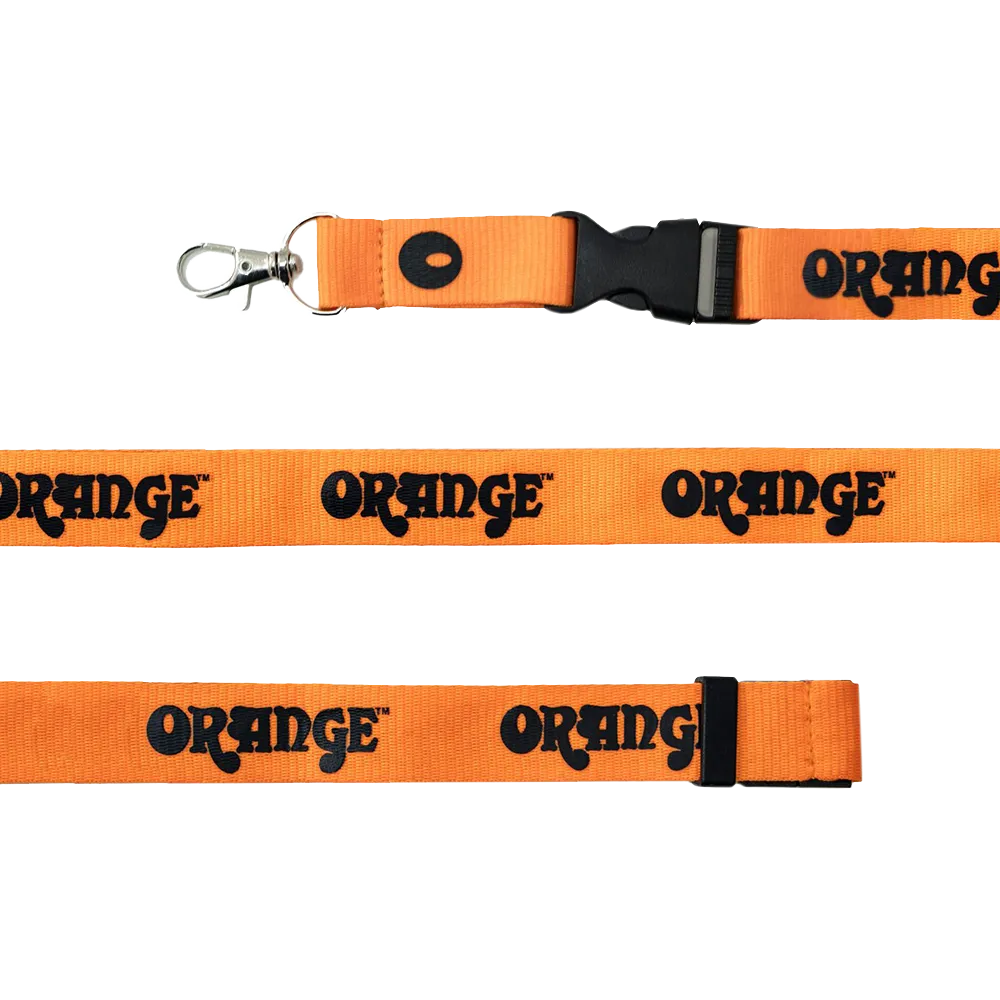 Orange nøkkelbånd oransje med logo