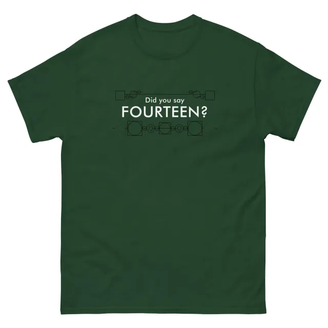 Fortin Fourteen t-skjorte Forest Green bomull