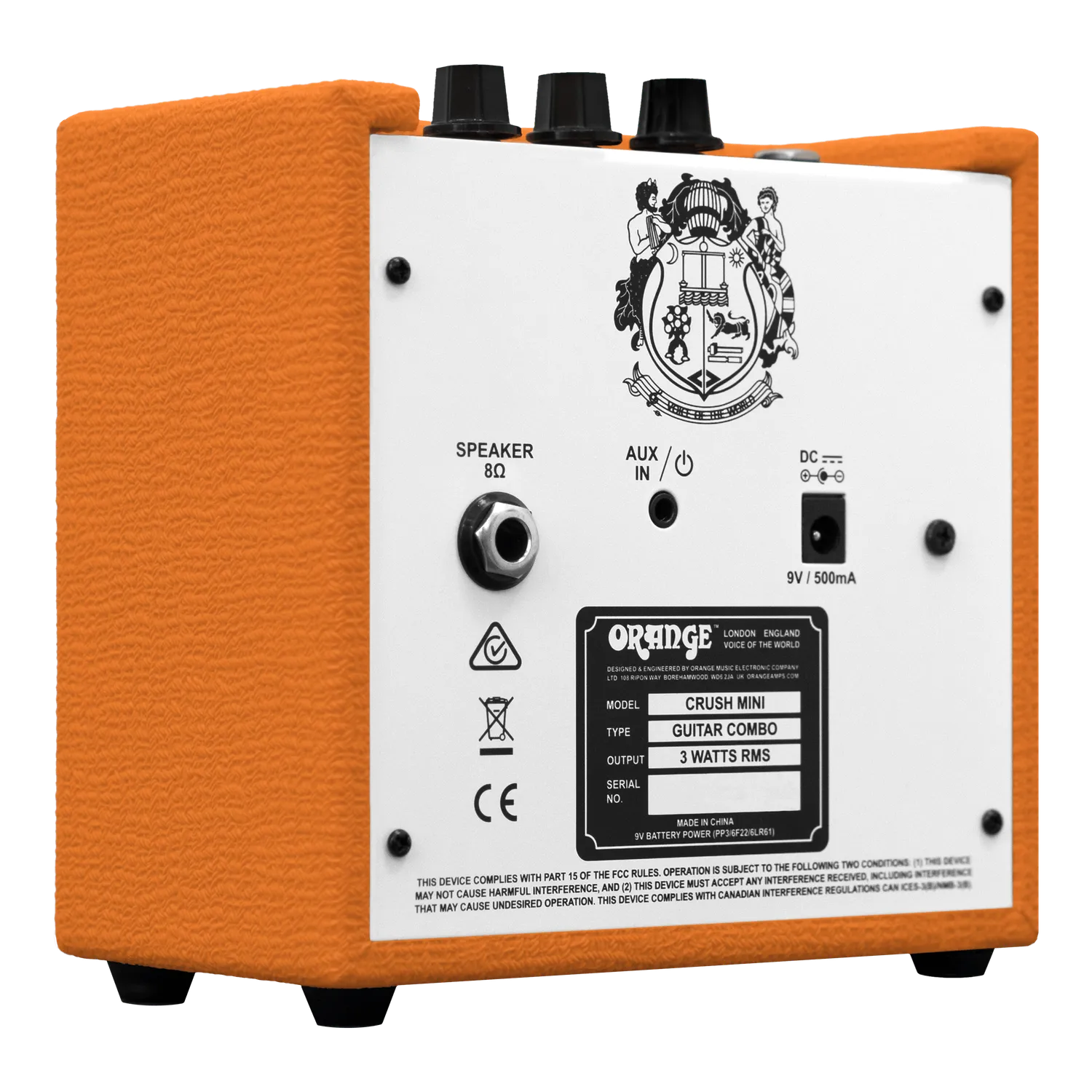 Orange Crush Mini gitarforsterker Orange 3 watt tuner
