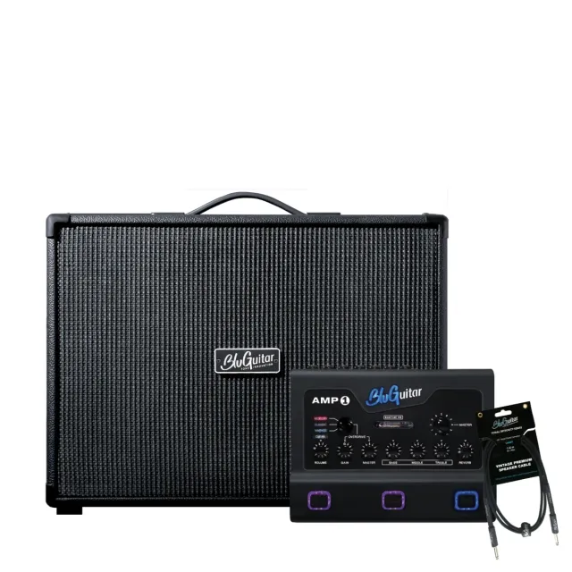 BluGuitar Amp1 Iridium gitarforsterker bundle Fatcab kabel