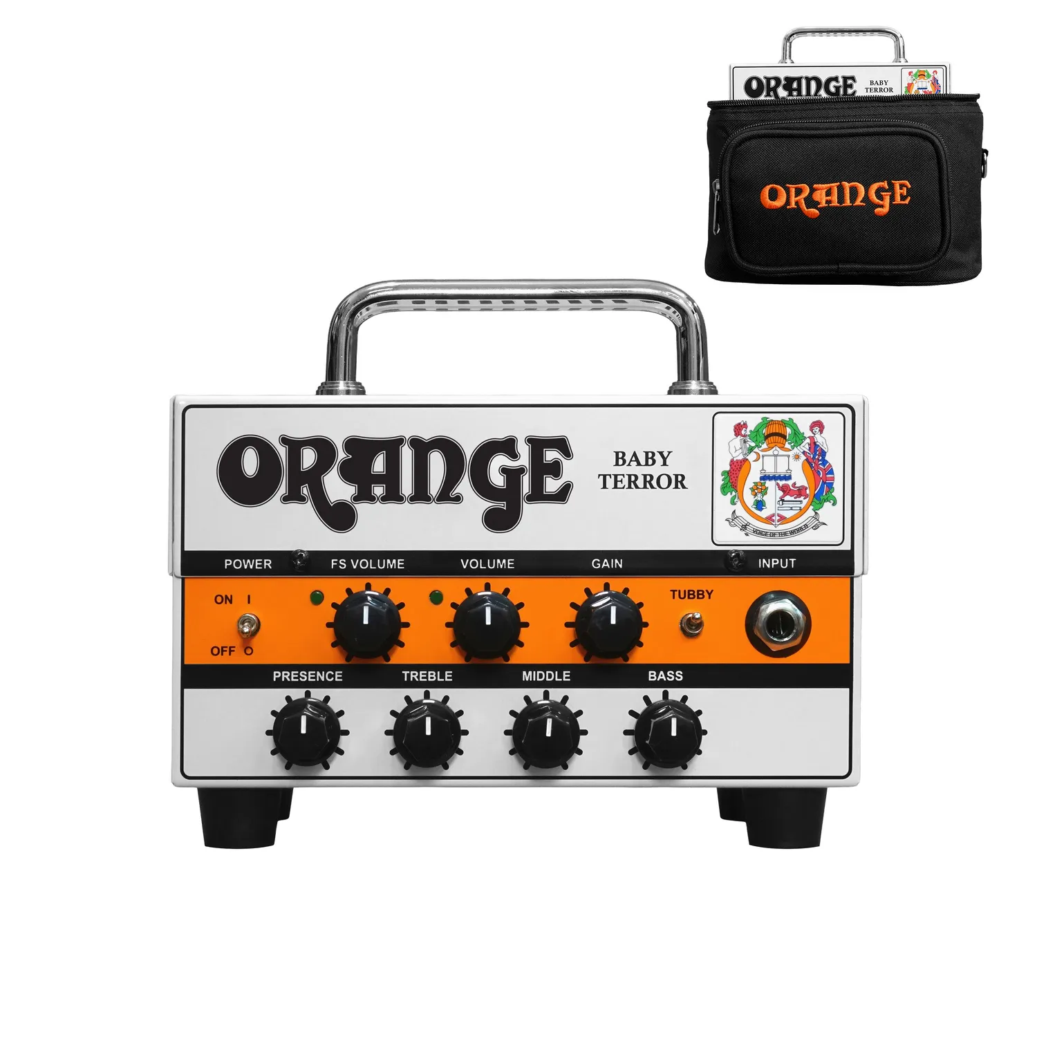 Orange Baby Terror transistortopp lunchbox 2 volum