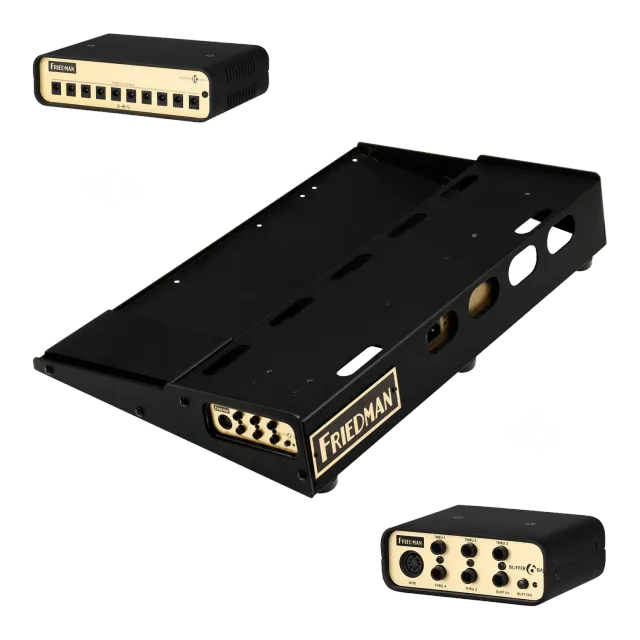 Friedman Tour Pro 1524 Platinum pedalbord med koffert